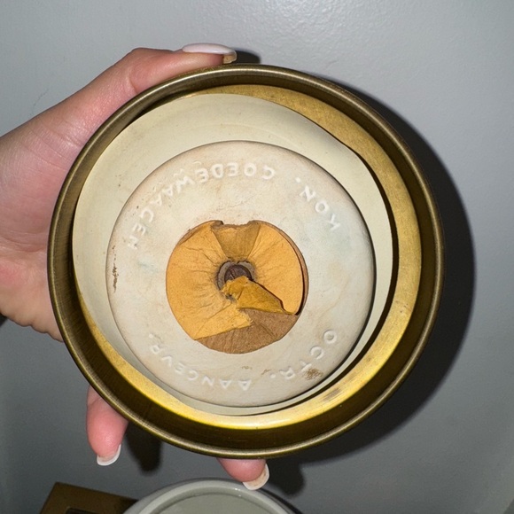 Vintage Delft Royal Goedewaagen Tobacco Ginger Jar w/ Brass Lid - Picture 5 of 10